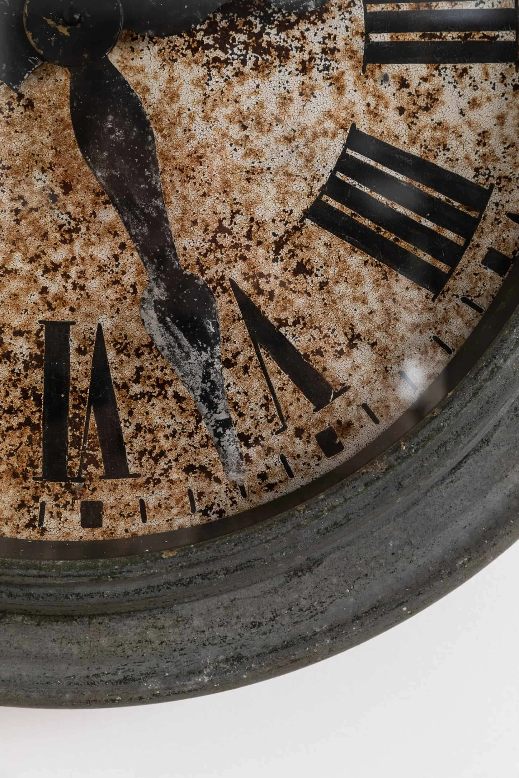 French Electrique Brillié Industrial Wall Clock — Antiques